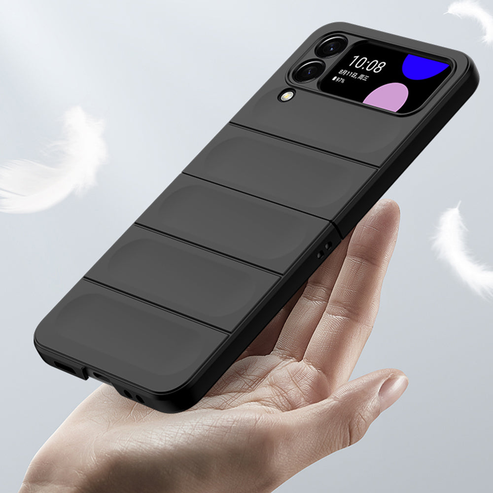 Skin-touch Folding Phone Case for Samsung Galaxy Z Flip4 5G Hard PC Back Rugged Phone Cover Skin-touch Folding Phone Case for Samsung Galaxy Z Flip4 5G Hard PC Back Rugged Phone Cover